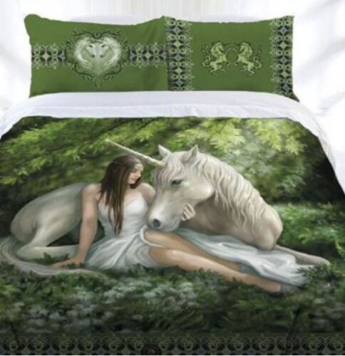 Anne Stokes Pure Heart QB Quilt Cover Set 13910