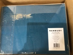 Bambury 1000 Thread Count Cotton Rich Sheet Set (Single) Teal  - 2