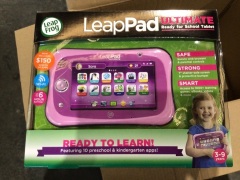 LeapFrog LeapPad Ultimate Get Ready For School Bundle-Pink 80-38150K 2370 - 2