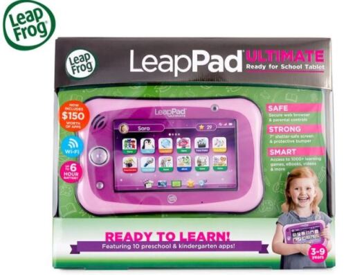 LeapFrog LeapPad Ultimate Get Ready For School Bundle-Pink 80-38150K 2370