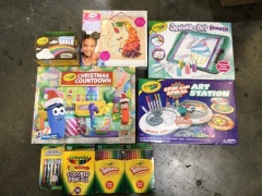 Various Crayola Products Incl. Sprinkle Art Shaker, Colored Pencils, Glitter Glue Pens & More  - 2