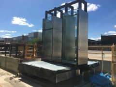 Steel Fabricated Glass Façade Demonstration Structure