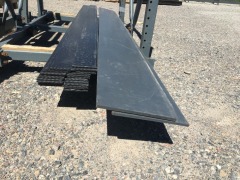 3 x Stillages & Contents of Flat Steel, Glass Sheets - 2