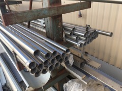 Steel Rack Double Sided & Contents of Stainless Steel Tube, Flat Steel - 2