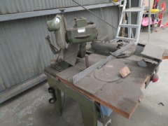 Nolex Radial Arm Saw on Bench, 3 Phase - 2