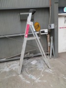 Aluminium Platform Ladder, Platform: 1200mm H