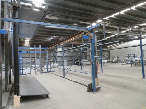 Steel Fabricated Manufacturing Jig, approx 10000 x 8500 x 6000mm H