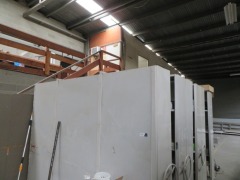 Compactus, Dexion & Contents, 3 x Bays Wide, 6 x Bays Long, Rails Fixed to Concrete Floor, - 2