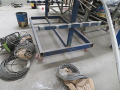 5 Tier Mobile Stock Rack & Contents, Steel fabricated - 2