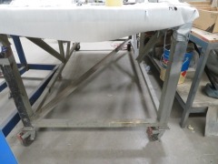 Mobile Work Bench, Steel Fabricated, 2500 x 1200 x 1100mm H - 2
