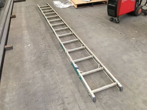 2 x Aluminium Ladders, 4.3m & 3.6m