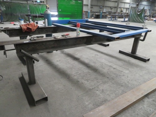 2 x Heavy Duty Steel Fabricated Stands & Contents