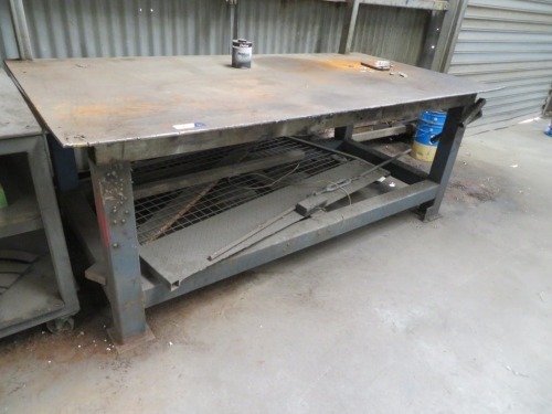 Welders Bench, Steel fabricated