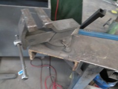 Welders Bench, Steel fabricated, 10mm Steel Plate Top - 2