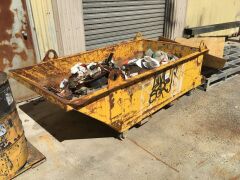 2 x Yellow Steel Murrell Bins, SWL: 1500Kg Capacity - 2