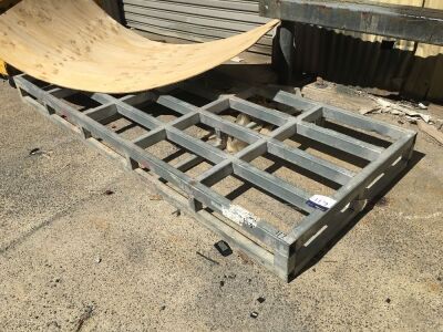 Galvanised Steel Pallet, 3000 x 1200mm