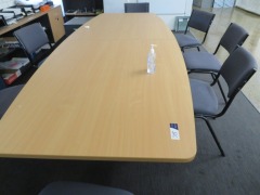 Bow Shape Meeting Table - 2