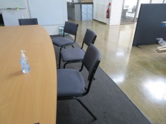 Bow Shape Meeting Table - 3
