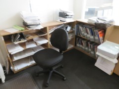 Contents of Room, 2 x Blondwood Desks - 4