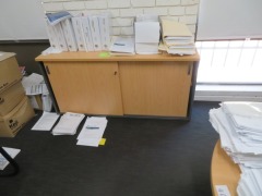 Office Furniture including 1 x Office Desk, Round End with Left Hand return & Stationary Drawers; - 3
