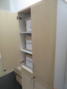 4 Door Storage Cupboard, 800 x 450 x 1800mm H - 2