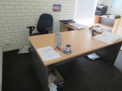 Office Furniture comprising; 1 x Desk with Left Hand Return, Desk, 1800 x 900 x 720mm H - 2