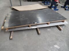 2 x Sheets of Aluminium, 1 x 2400 x 1200mm, 1 x 2100 x 800mm