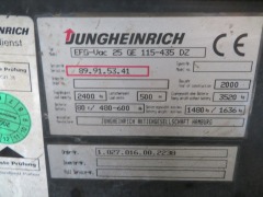 2000 Jungheinrich 2.5 Tonne Battery Electric Forklift - 7