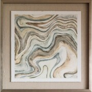 Desert Ocean Framed Art 762x42x762mm