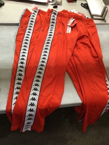 4 x XXL Kappa orange pants