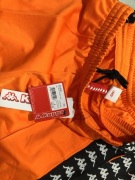 4 x large Kappa orange pants - 2