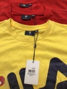 4 x Small Fila shirts red and yellow - 2
