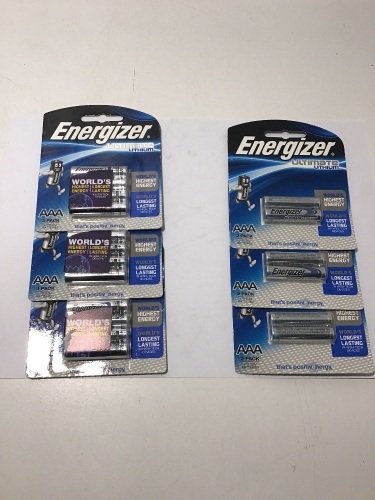 Mixed Pack Energizer Ultimate Lithium AAA Batteries