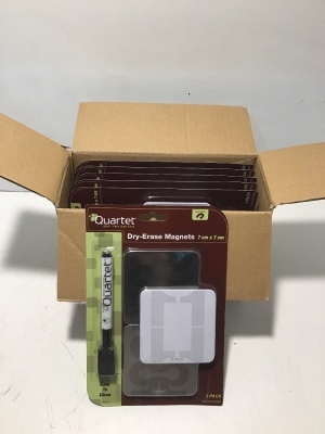 Carton of Quartet Dry Erase Magnets