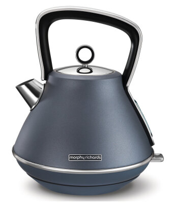 Morphy Richards Evoke Pyramid 1.5L Kettle - Blue Steel 100102