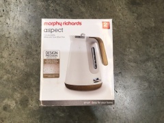 Morphy Richards 100016 Aspect Cork White Kettle - 2