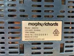 Morphy Richards 240013 Scandi Aspect 4 Slice Deep Blue Toaster *(1st Image GUIDE ONLY - UNBOXED)* - 3