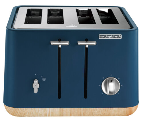 Morphy Richards 240013 Scandi Aspect 4 Slice Deep Blue Toaster *(1st Image GUIDE ONLY - UNBOXED)*