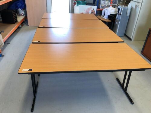 Quantity of 5 x Foldable Tables