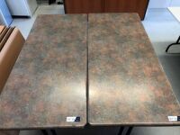 Quantity of 2 x Foldable Tables