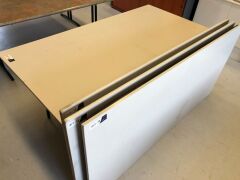 Quantity of 4 x Foldable Tables