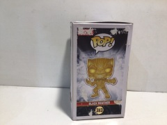 Funko Pop - Marvel Studios First Ten Years - Black Panther Gold Edition #383 - 4