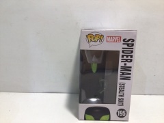 Funko Pop - Marvel Universe - Spiderman (Glow in the dark) #195 Stealth Suit - 5