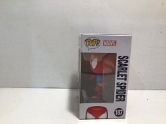 Funko Pop - Marvel Universe - Spiderman No# 187 Scarlet Spider - 4