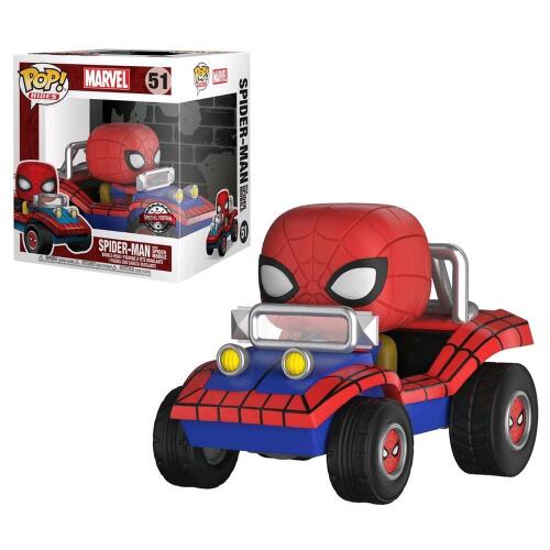 Funko Pop - Marvel Universe - Spiderman with Spiderman on Scooter No# 51