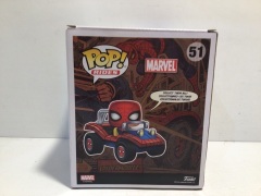 Funko Pop - Marvel Universe - Spiderman with Spiderman on Scooter No# 51 - 3