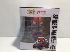 Funko Pop - Marvel Universe - Spiderman with Spiderman on Scooter No# 51 - 4