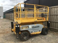2002 Haulotte Compact 10DX All-Terrain 4x4 Diesel Scissor Lift with 2349 Hours Showing - 3