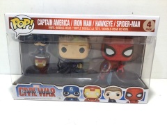 Funko Pop - Captain America Civil War - 4 Pack - 2