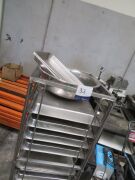 Stainless Steel 10 Tier Tray Trolley - 2